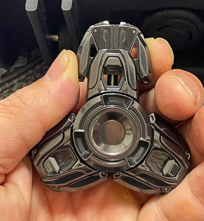 Used EDC Teiri Zirconium Shock String Stress Relief Toy Haptic Spinner Fingertip Gyroscope Decompression Toys