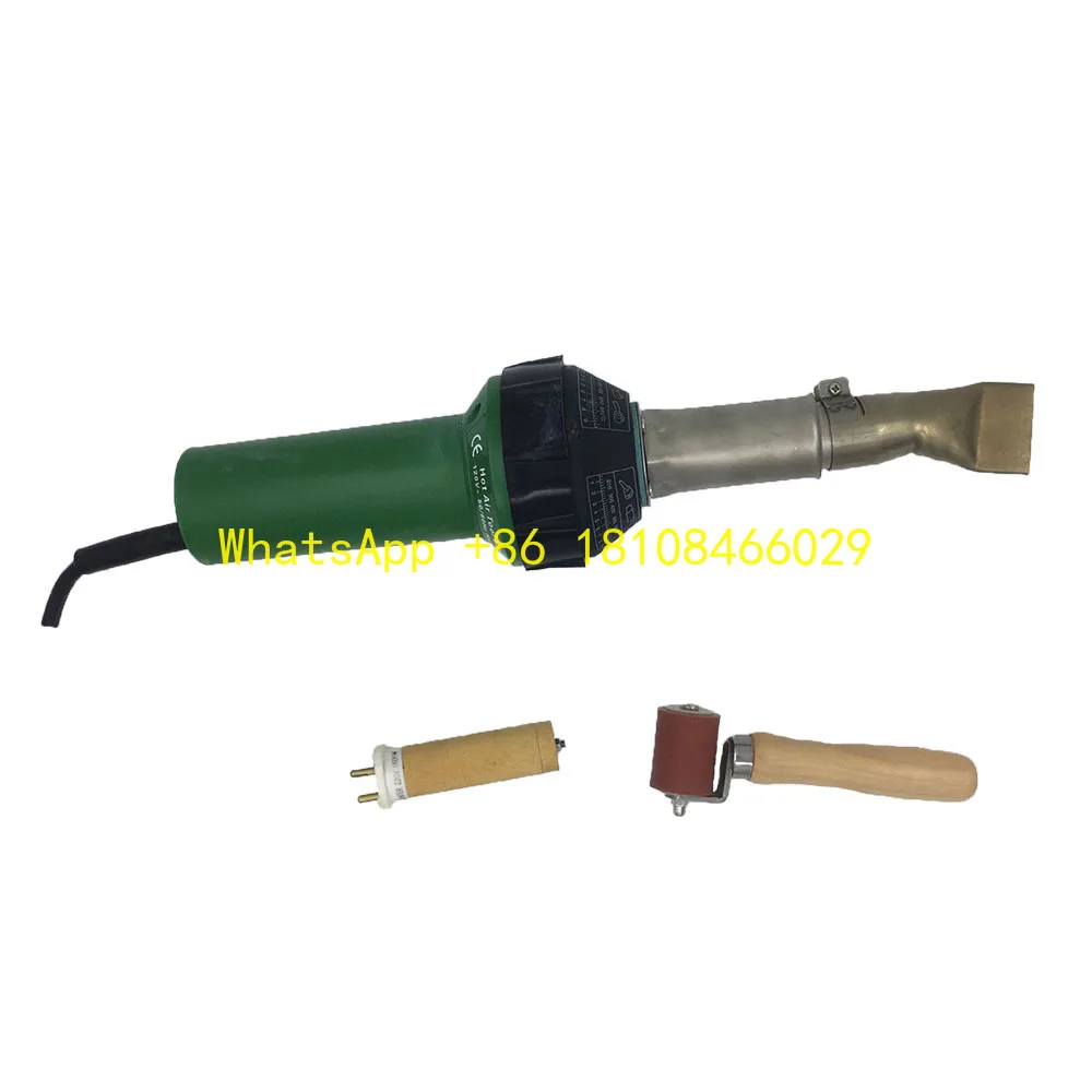 

Высокопроизводительная профессиональная горелка с горячим воздухом 1600 Вт для сварки пластика, комплект промышленных электрических нагревательных элементов, в комплект входит сварочный пистолет