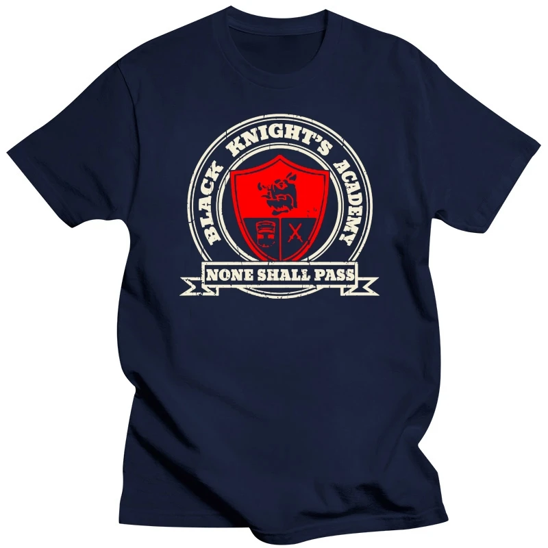 Fashion Streetwear Man KnightAcademy Black Knight Tis But A Scratch Monty Python T Shirts