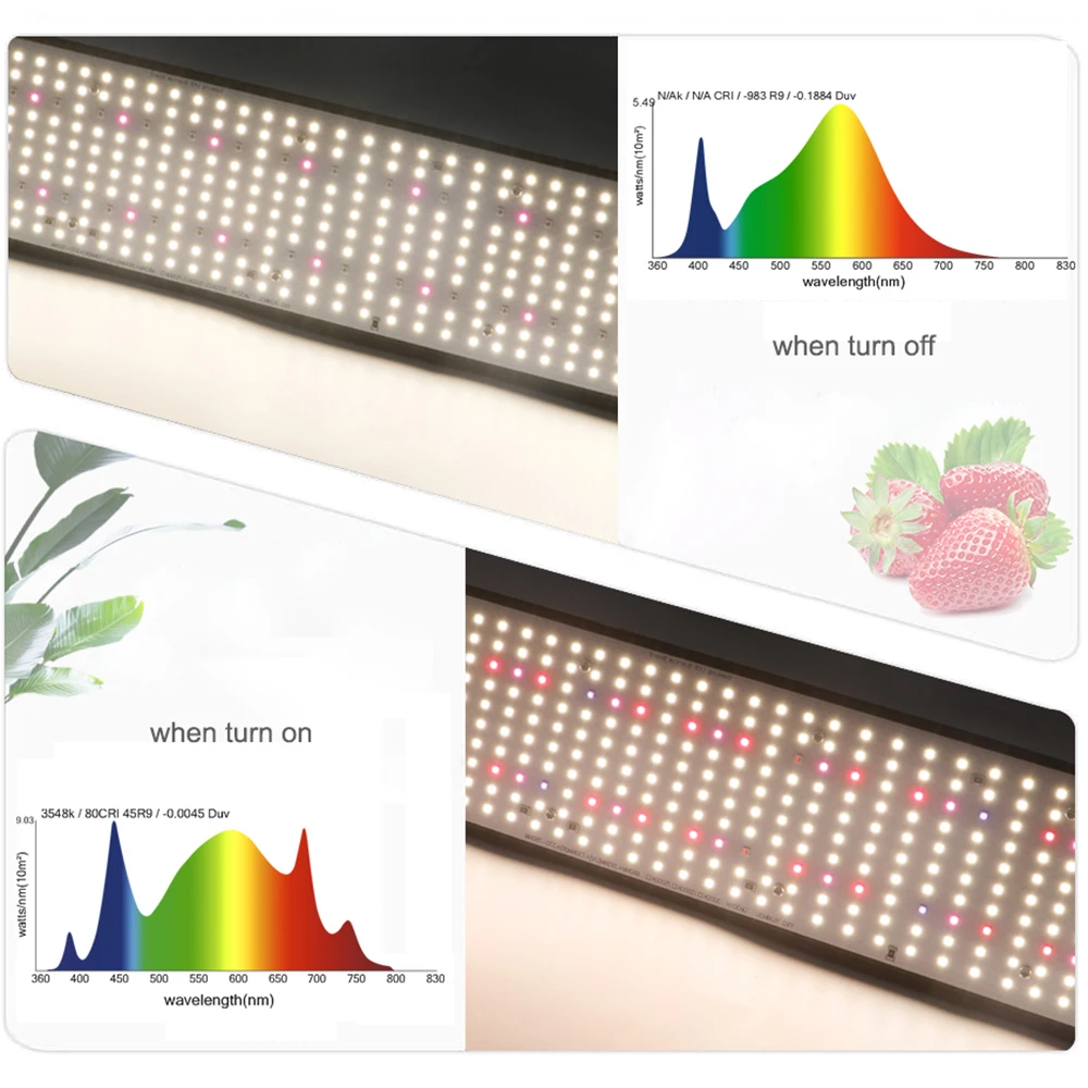 320w Full Spectrum Led Grow light Quantum Sam-ng LM301H Dimmable  LED Board Phytolamp uv/ir Turn On/Off For Indoor Plants Grow