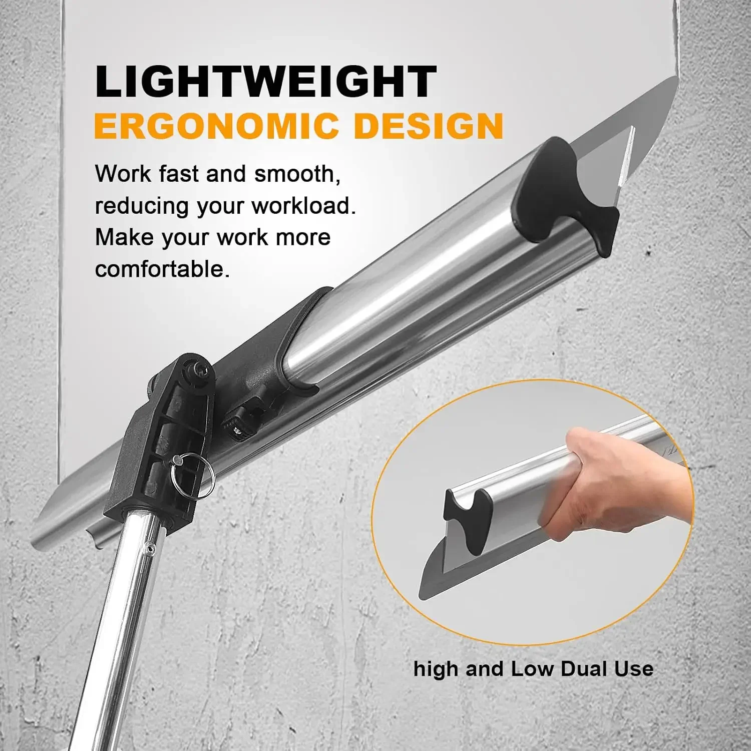 Blade Set 12", 22" & 32" Drywall Tools with 35"- 81" Stainless Steel Extended Handle Ergonomic Aluminum Grip Extruded Aluminum b