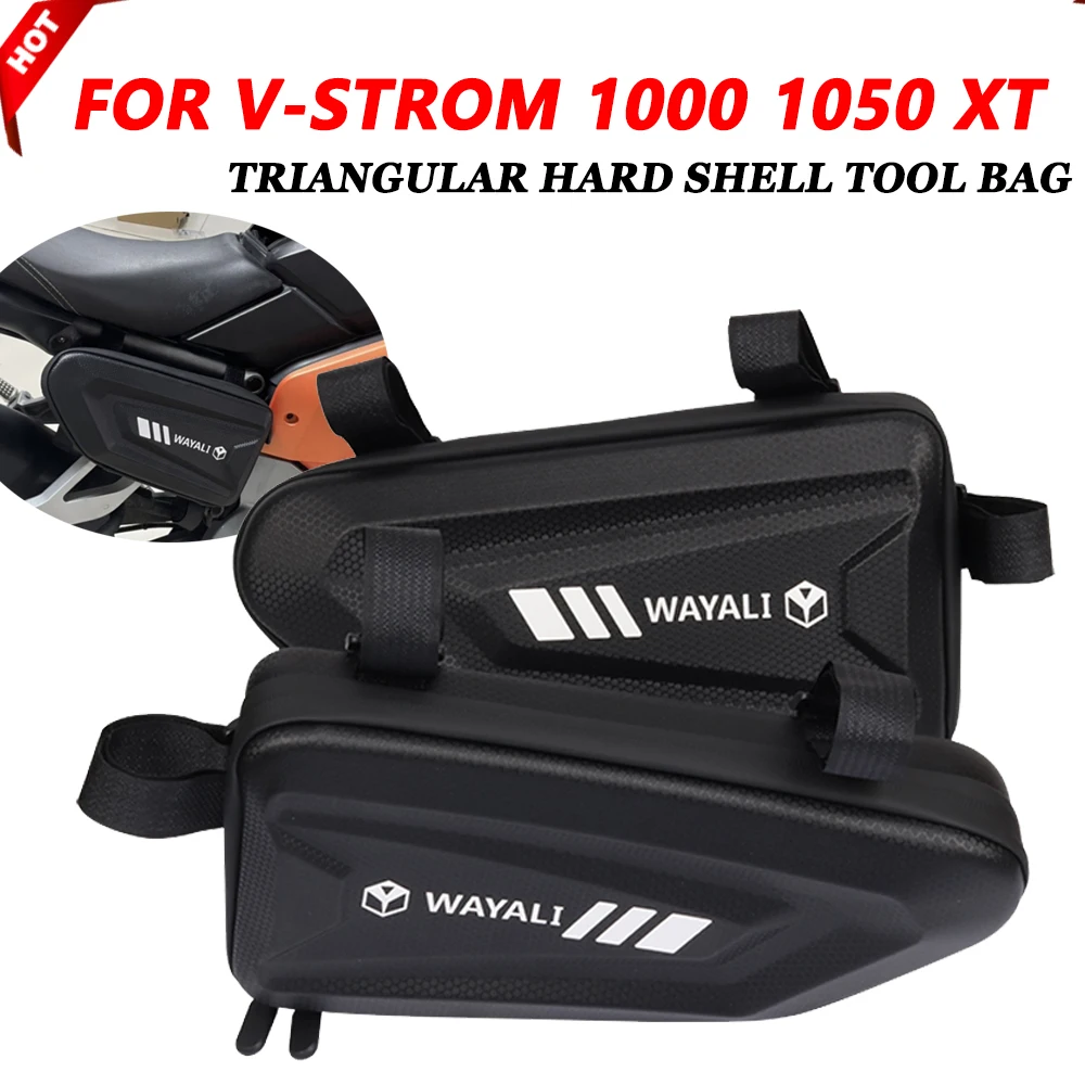 

For Suzuki V-Strom 1000 1050 DL DL1000 DL1050 XT Motorcycle Accessories Hard Shell Triangle Side Bag Waterproof Storage Tool bag