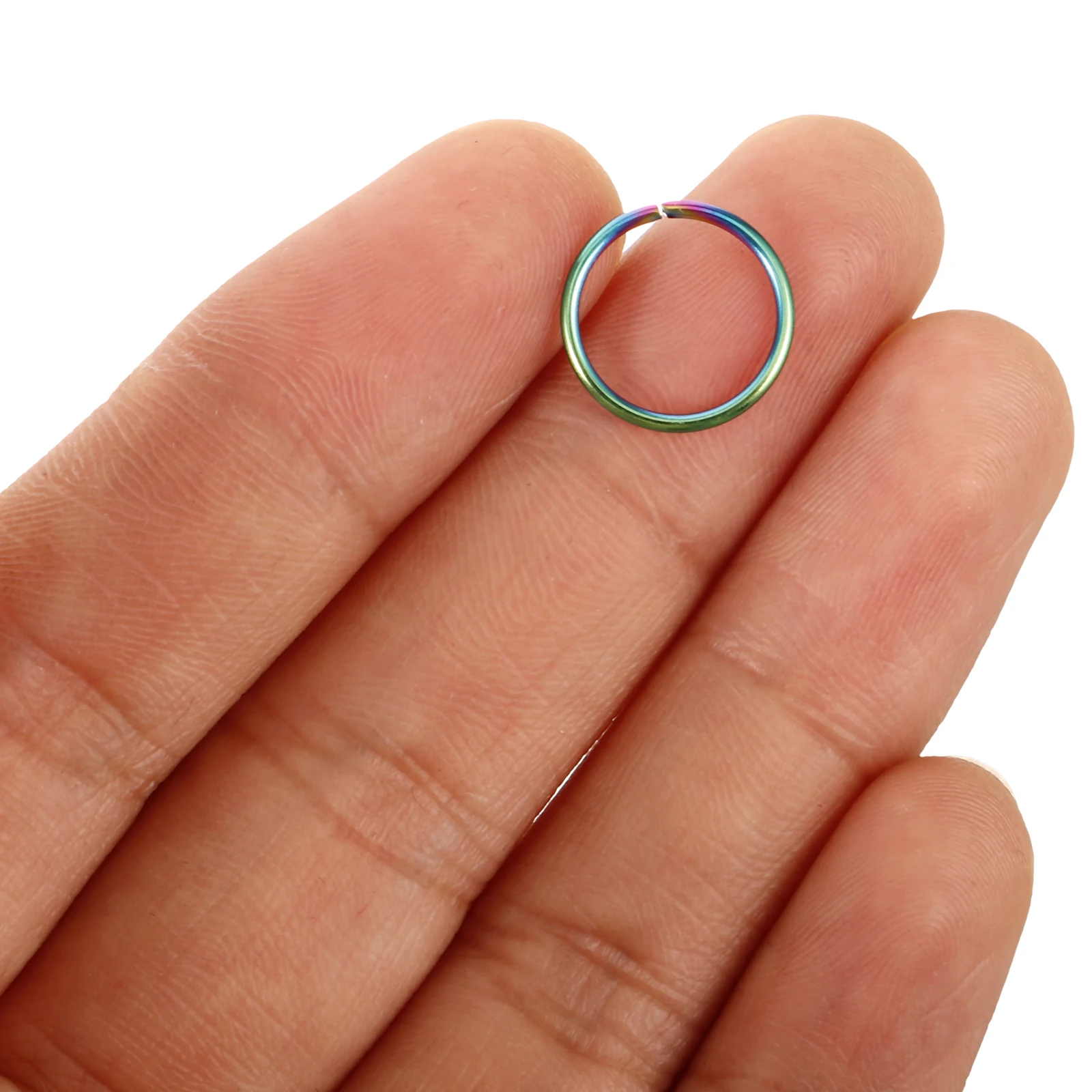 

20pcs Metal Key Split Keychain Rings Diy Crafts Small Durable Stainless Steel Round Keyrings Smooth Surface For Car Keys Bulk