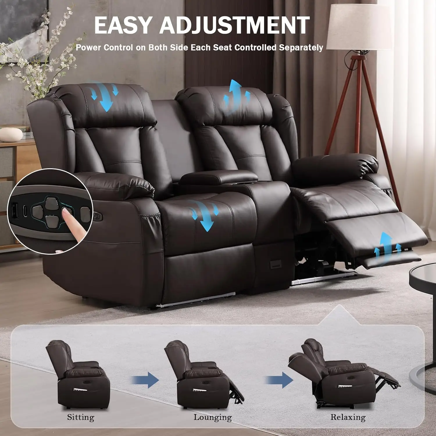 Thumbnail 4 - #8 Latest Reclining Sofa Couches Offers