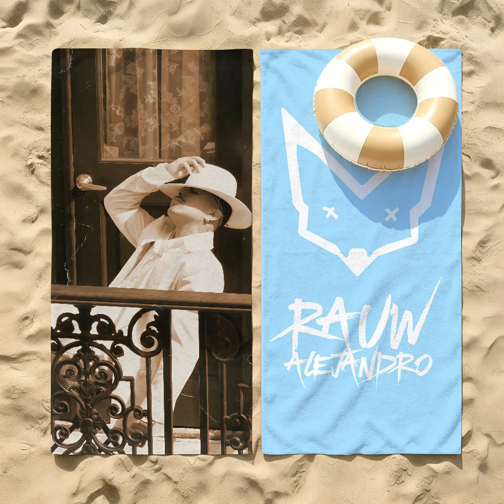 Singer Cool R-Rauw Alejandro Beach Towel For Beaches Yoga Studios Gyms Hot Springs Swimming Pools And Picnics