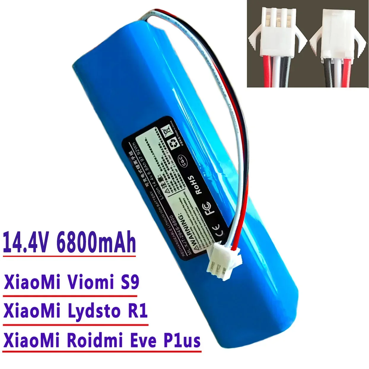 

For XiaoMl Roidmi Eve Plus Original Accessories Lithium BatteryRechargeable Battery Pack is Suitable For Repair and Replacement