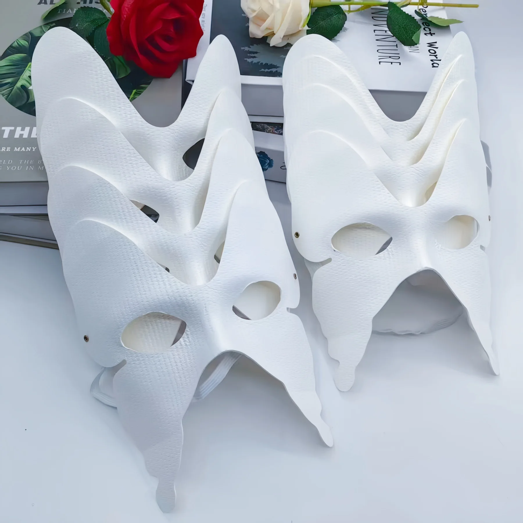Kit de 3 Piezas para Hacer Máscaras de Papel Maché para Niños y Adultos, Suministros de Arte Creativo para Decoración del Hogar, Idea de Regalo Perfecta para Niños y Adolescentes