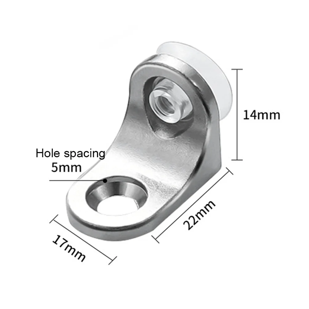 20 قطعة سبائك الزنك تصاعد هدفين تحديد أوتاد هيكل متين الاستخدام المهني للأثاث دعم تصاعد هدفين تحديد أوتاد