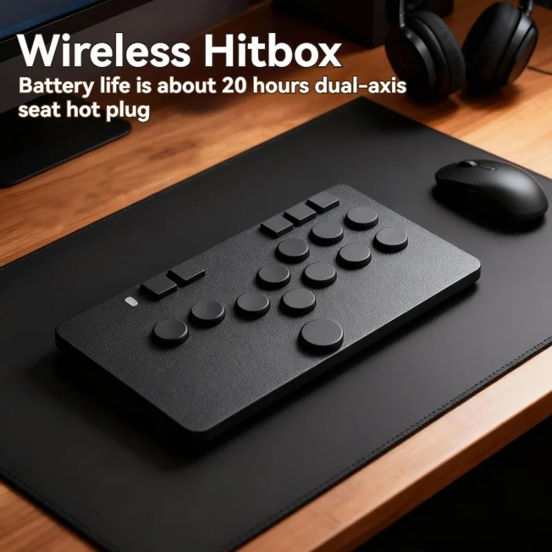 

Impactx Hitbox Game Keyboard Wireless Dual-switch Low-profile Seat Hot Swap Gateron Kailh Dual Mode Ergonomics Keyboard Custom