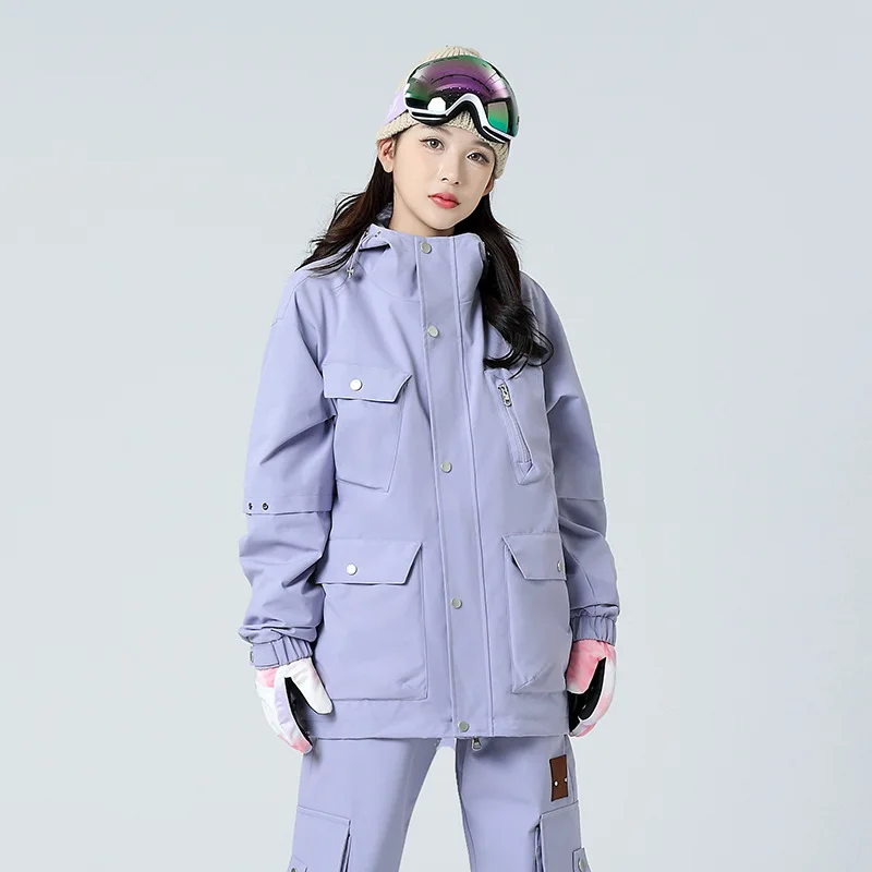 

2024 New Outdoor Assault Suit Three in One Detachable Thick Waterproof Mountaineering Jacket for Women