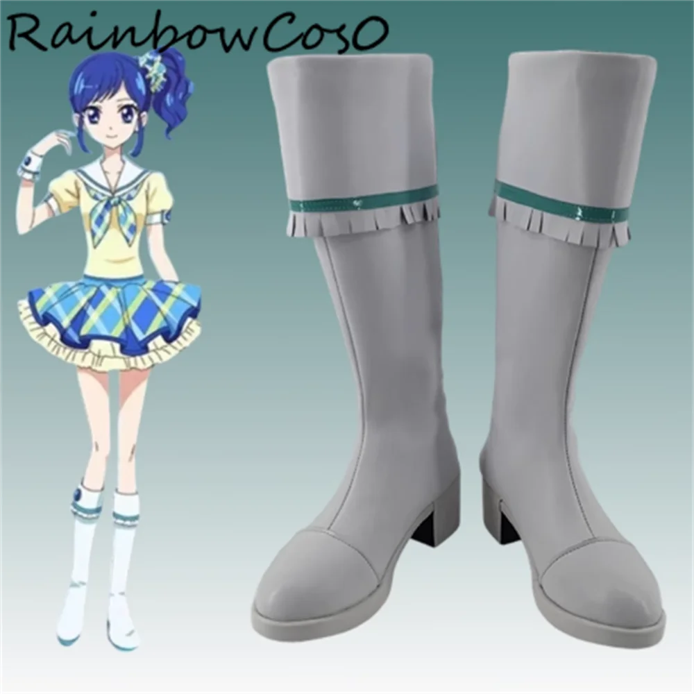 

Kiriya Aoi Aikatsu Aikatsu! Обувь для косплея, ботинки, игра в стиле аниме, вечеринка на Хэллоуин, RainbowCos0 W5440