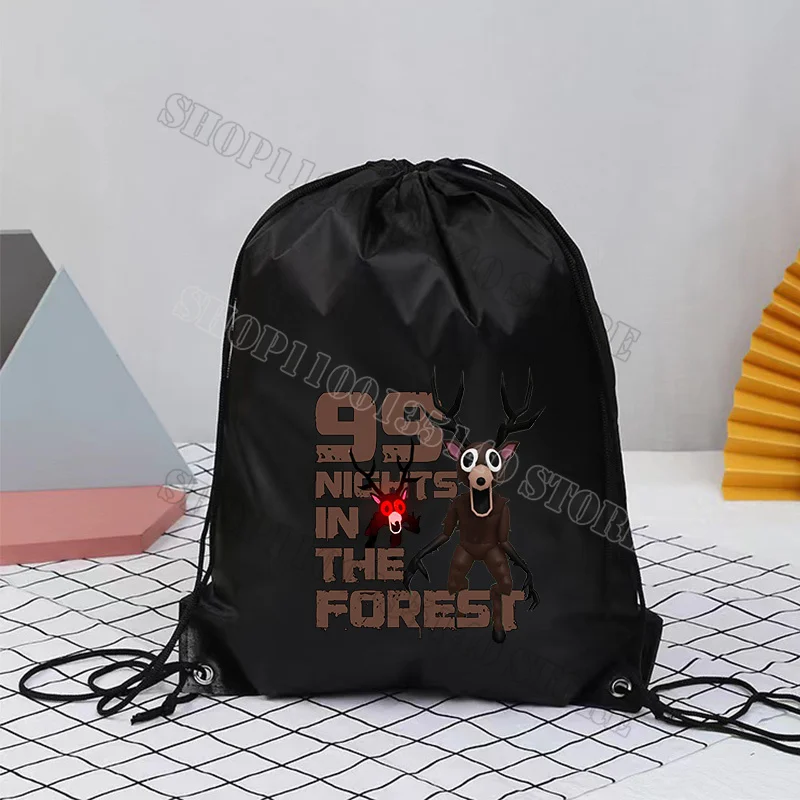 99 ليلة في الغابات الرباط حقيبة أنيمي حقيبة ظهر تحمل على الكتف سعة كبيرة كول الرجال بنين رياضة رياضة خفيفة الوزن تخزين حزمة هدية #2