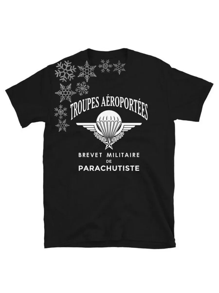 Legion Etrangere Paratrooper French Foreign Regiment Brevet Militaire Men T-Shirt Short Sleeve Casual Cotton O-Neck TShirt