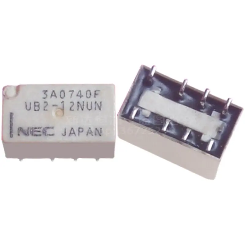 20pcs for UB2‑12NUN Ultra‑mini Signal Relay 2NO‑2NC 8‑Pin Through‑hole 12VDC Imported NEC