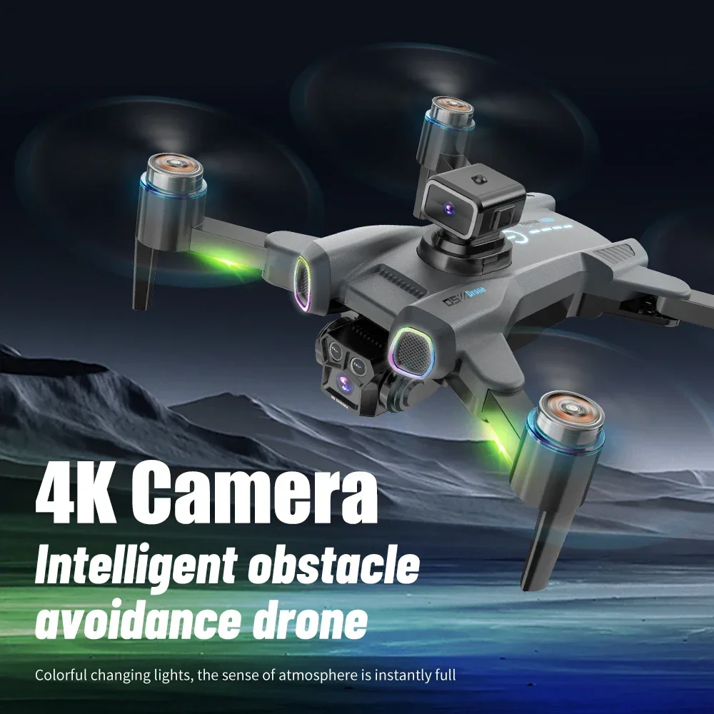 Mini drone camera 4K HD automatic return brushless obstacle avoidance four-axis aerial photography aircraft multi-light toy