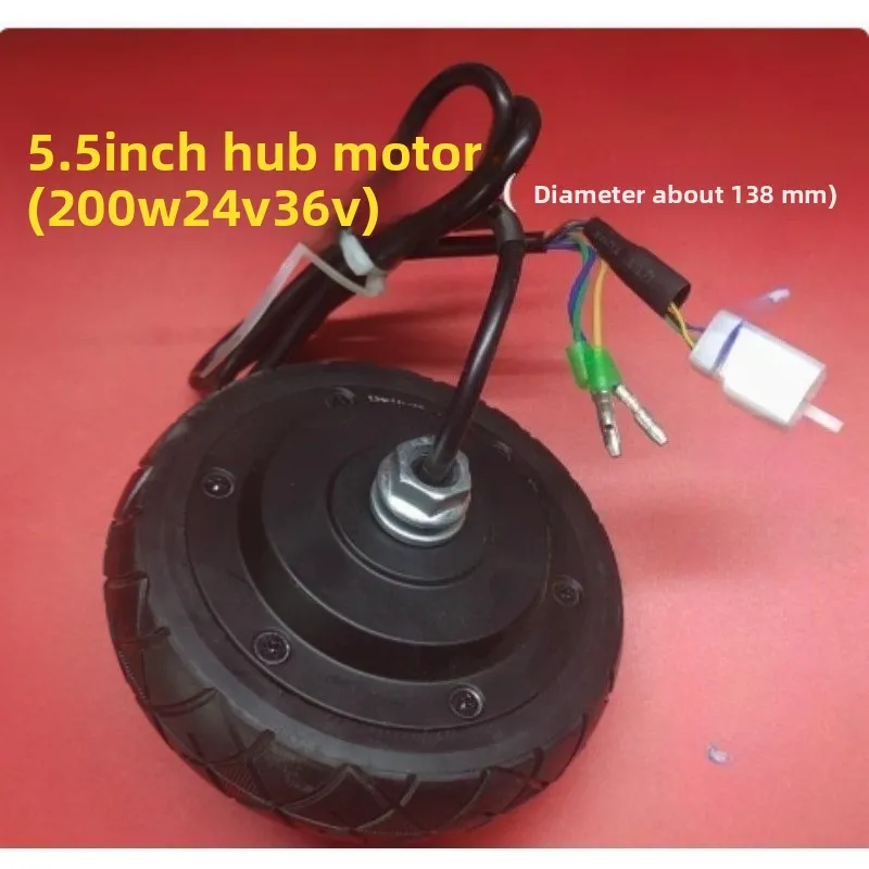 

5.5-inch brushless wheel hub motor scooter motor with solid tire