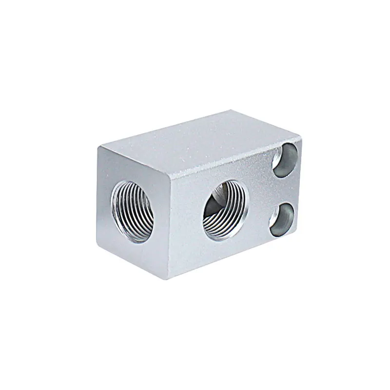 

Основание охлаждающей трубы грубого алюминиевого блока, блок распределения воды станка с ЧПУ, объединительная пластина воздушного блока 2, 3, 4 точки