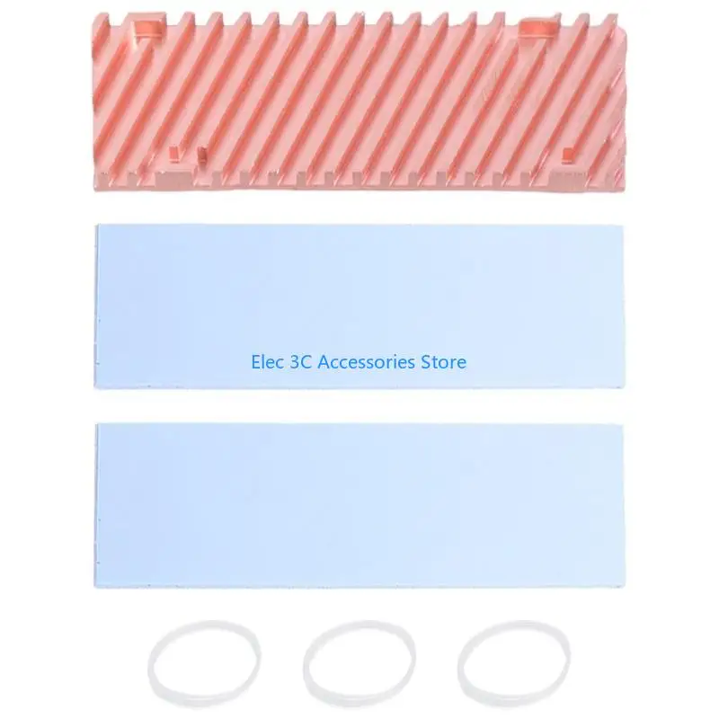 Y51A Heatsink Pad Effective Cooling Solution 2280 M.2 SSD Heat sink for 2280 SSD Disks Electric Devices Heat Dissipation