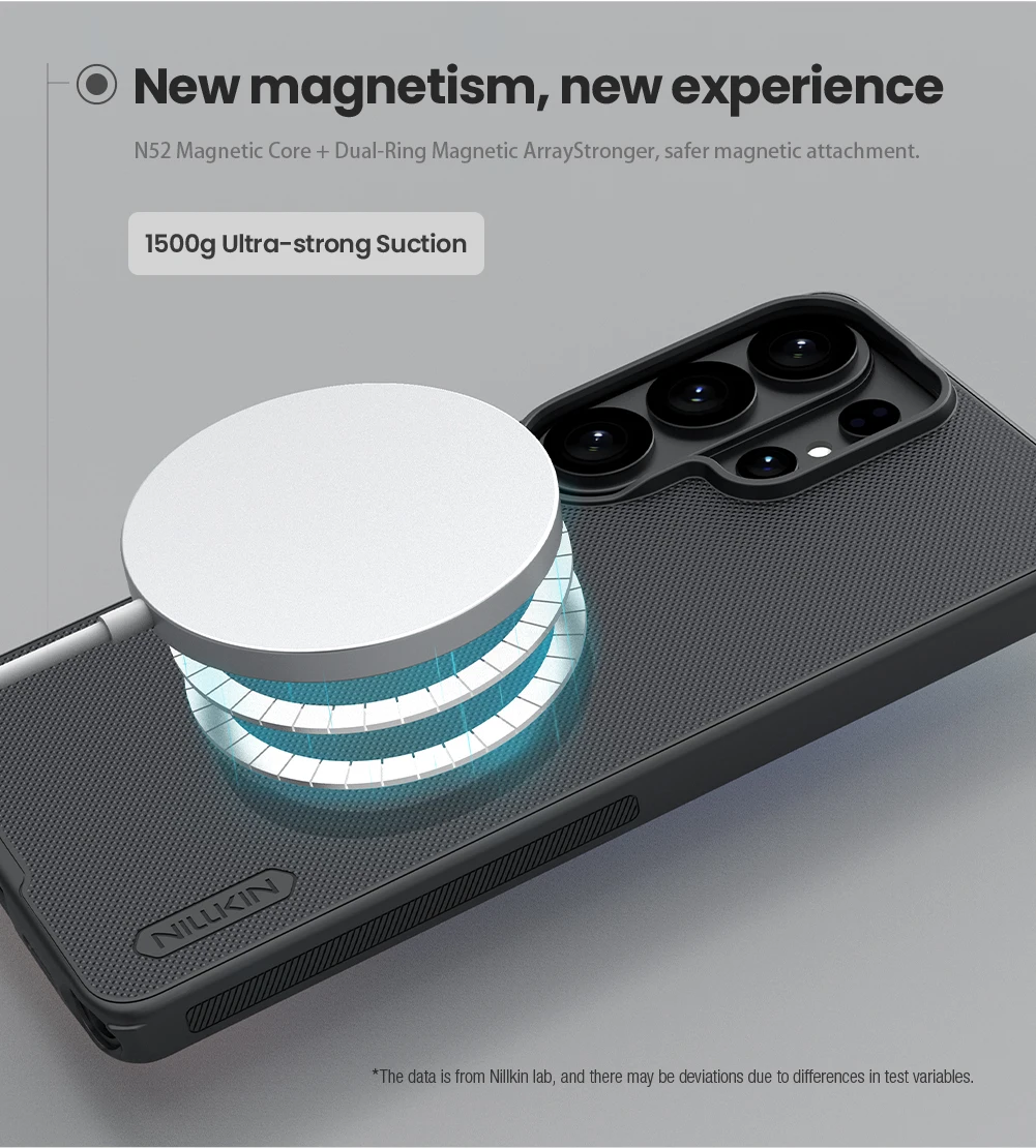 Für Samsung Galaxy S26 Ultra Hülle NILLKIN Passgenaue Hülle Magnetische Super Frosted Shield Hochwertige Matte PC-Abdeckung – Detail 16