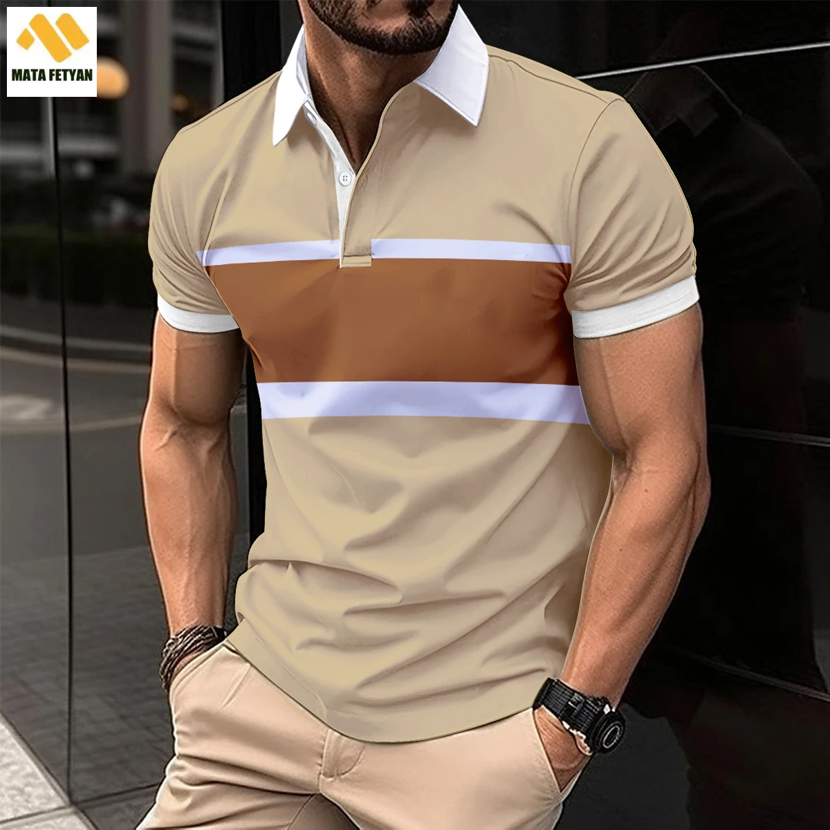 2025 summer Male sport new men's Golf wear men tee t-shirt short sleeve selling men's POLO shirt  casual shirt