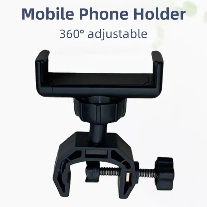 Staffa universale per Clip per telefono a 360 gradi supporto per adattatore per treppiede supporto per Selfie Clipper verticale regolabile