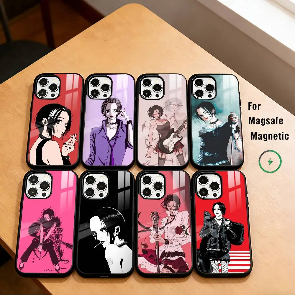 

B-Band lead singer N-Nana Osaki Phone Case For iPhone17,16,15,14,13,12,11 Plus,Pro Magnetic with Magsafe Wireless Charging