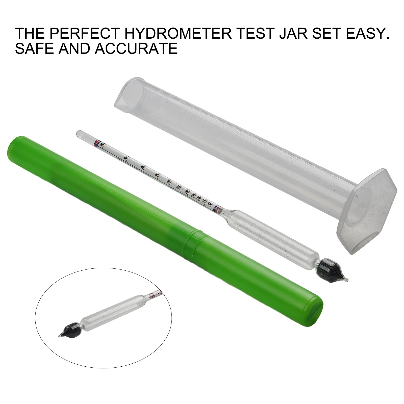 Kitchen Hydrometer Tester Vintage Measuring Bottle Set Tools Alcoholmeter Alcohol Meter Wine Concentration Meter Hand Tool