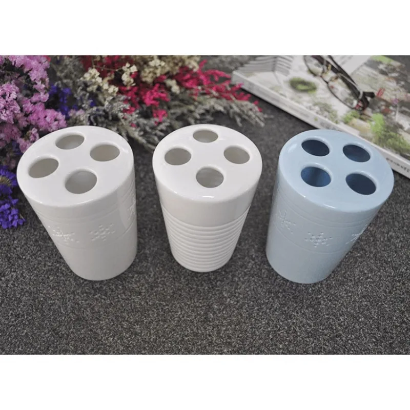 Bone china ceramic toothbrush cup toothbrush holder for home use hotel use