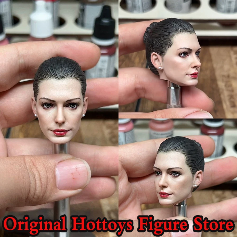 

Скульптура головы женщины-солдата в масштабе 1/6, изображение красивой зрелой девушки-кошки, резная голова для 12-дюймовых фигурок и кукол.