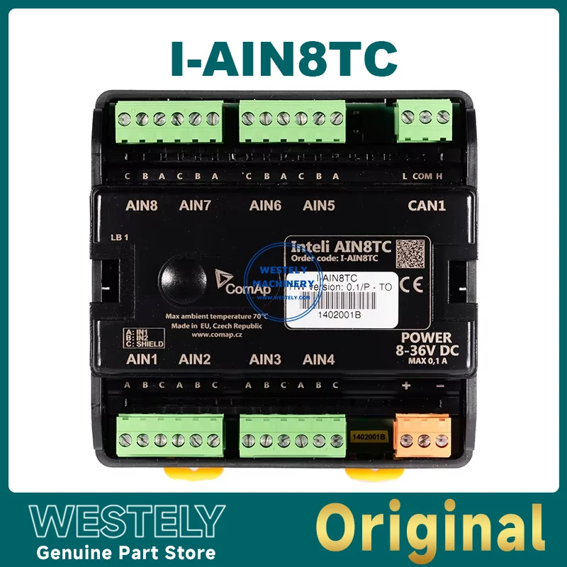 

Original High Quality INTELI AIN8TC (I-AIN8TC) Binary Input/Output Module