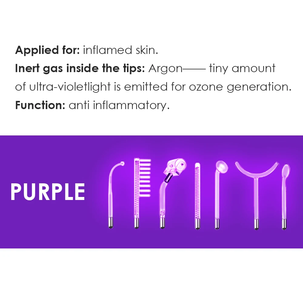 جهاز احترافي صغير 7 في 1 لإزالة حب الشباب بالأوزون الكلفاني عالي التردد