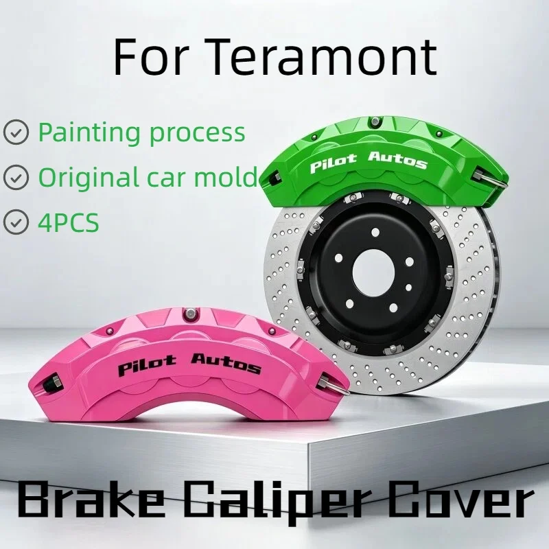 For Volkswagen Atlas Cross Sport Car Brake Caliper Cover Aluminum Alloy Wheel Exterior For VW Teramont 2.0T EA888 8AT VR6 2.5T