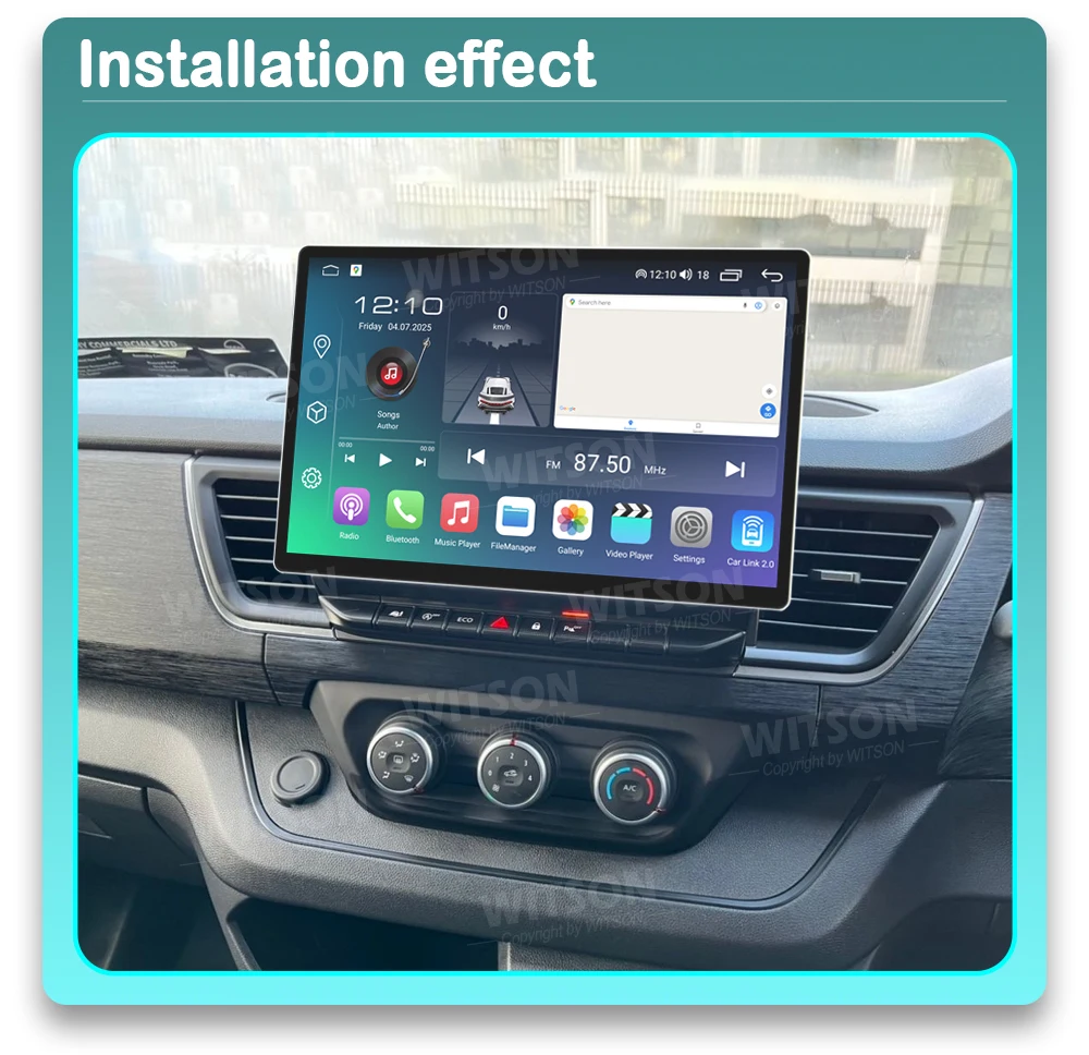 Android Car Multimedia For Renault Trafic Nissan Primastar 2019-2025 Carplay DSP 12.5'' 2K QLED Auto Stereo Radio Navi GPS