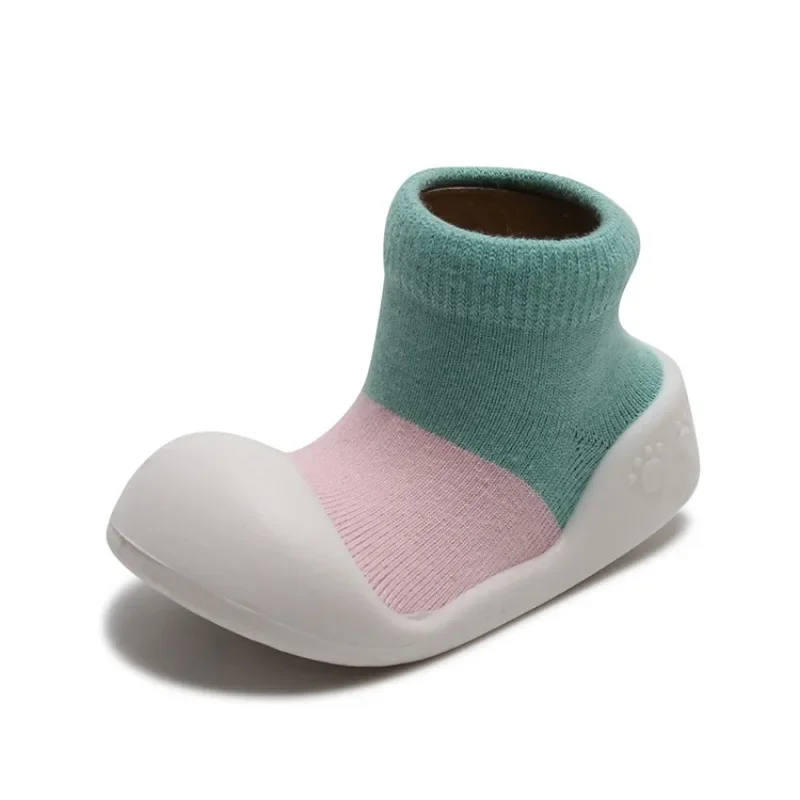 Chaussures de Marche pour Bébé, Chaussettes de Sol Colorées, Semelle Souple, Antidérapante, Respirantes, pour Garçon et Fille, Nouvelle Collection Automne