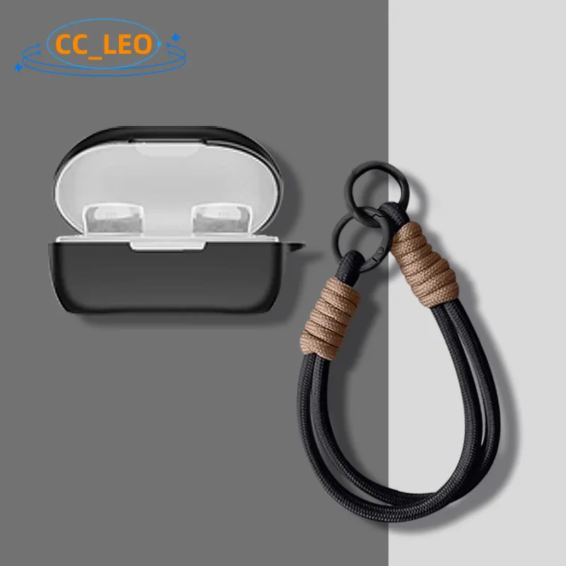 Para auriculares Bose QuietComfort 2024, funda bonita de silicona suave con cordón colgante, funda protectora para auriculares Bose QuietComfort
