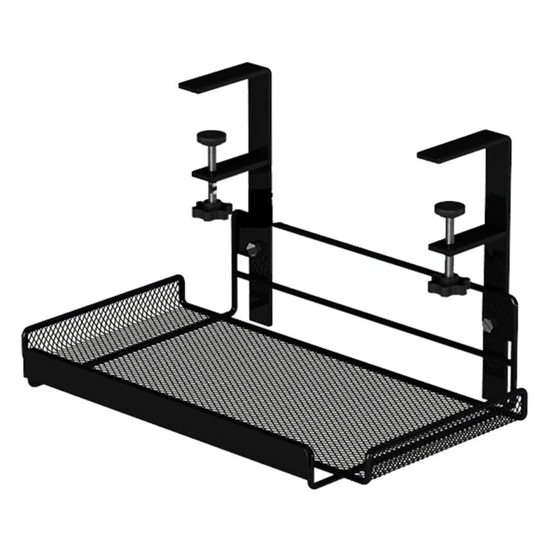 Under Desk Cable Management Tray, Workstation Storage, Metal Cable Tray Basket,Standing Desk For Office And Home