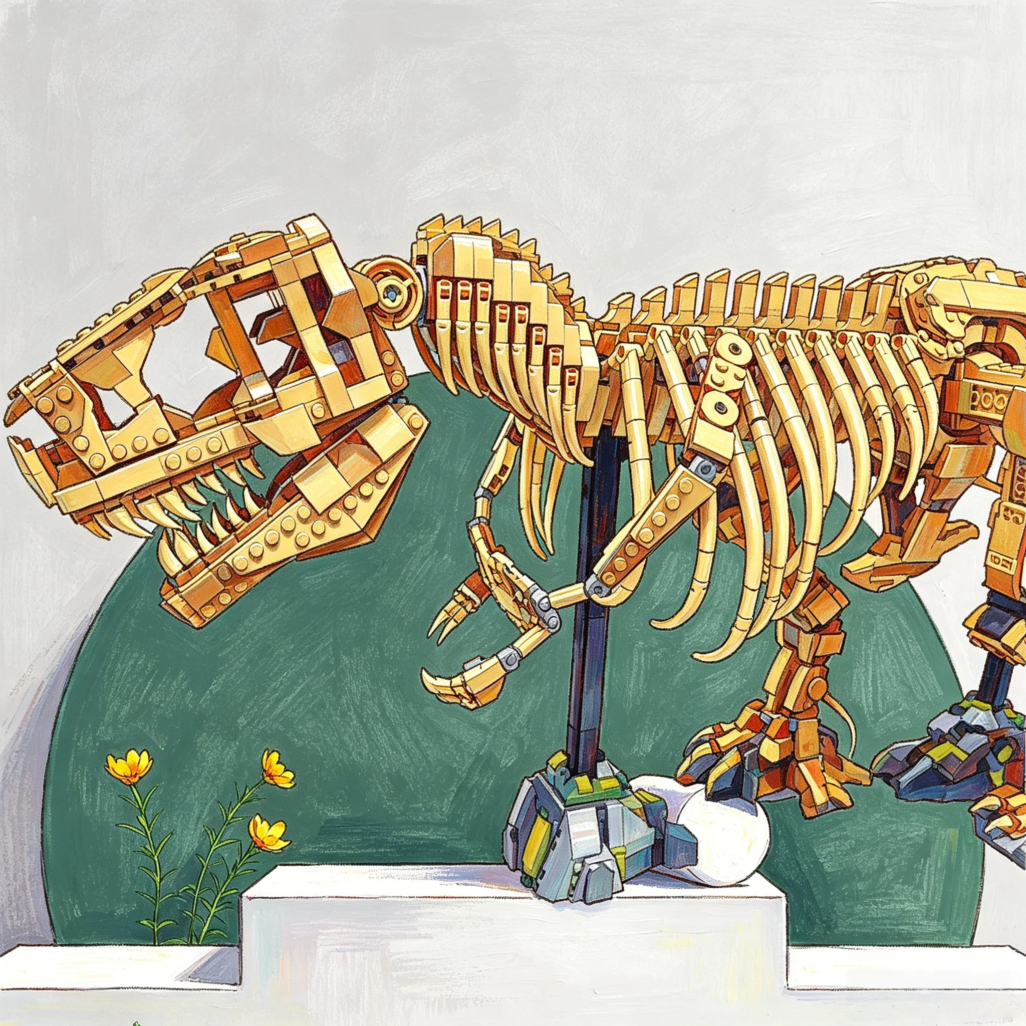 Dinosaur Fossil Building Block - Model Kit Dinosaur review and price