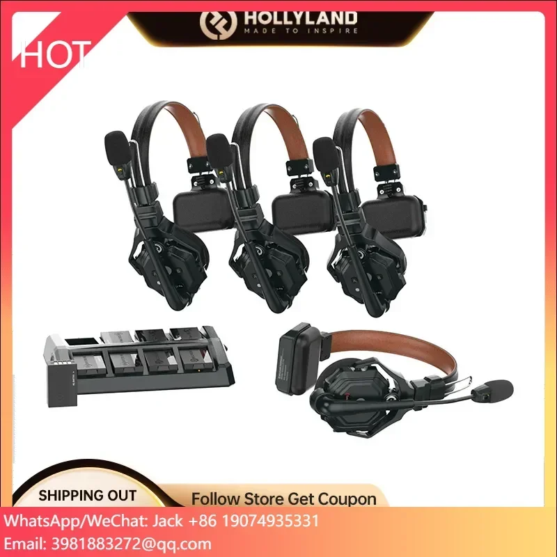 Solidcom C1 Pro Wireless Intercom Headset System ENC Noise Cancellation For Church Production Team Communication