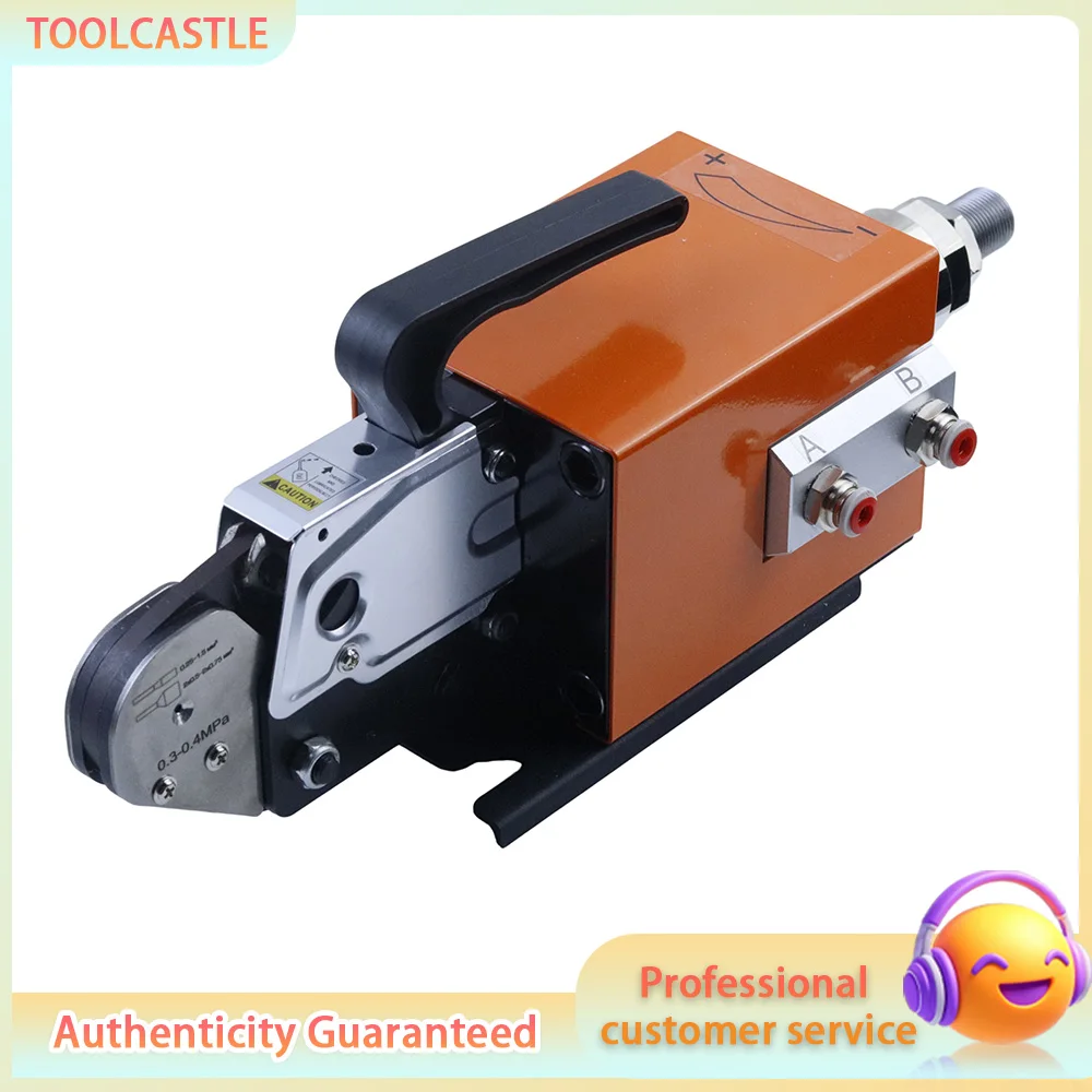 AM6-4 Pneumatic Crimping Tool, Tube Terminal Crimper 4 Sided No Die Change, Ferrule Crimping Pliers Wire Press Machine