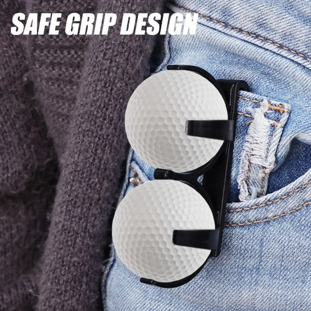 

1/3 шт. Прочный зажим для мячей для гольфа с двумя отверстиями, легкий зажим для хранения мячей для гольфа из АБС-пластика, зажим для сбора мячей для гольфа, для занятий спортом на открытом воздухе и тренировок