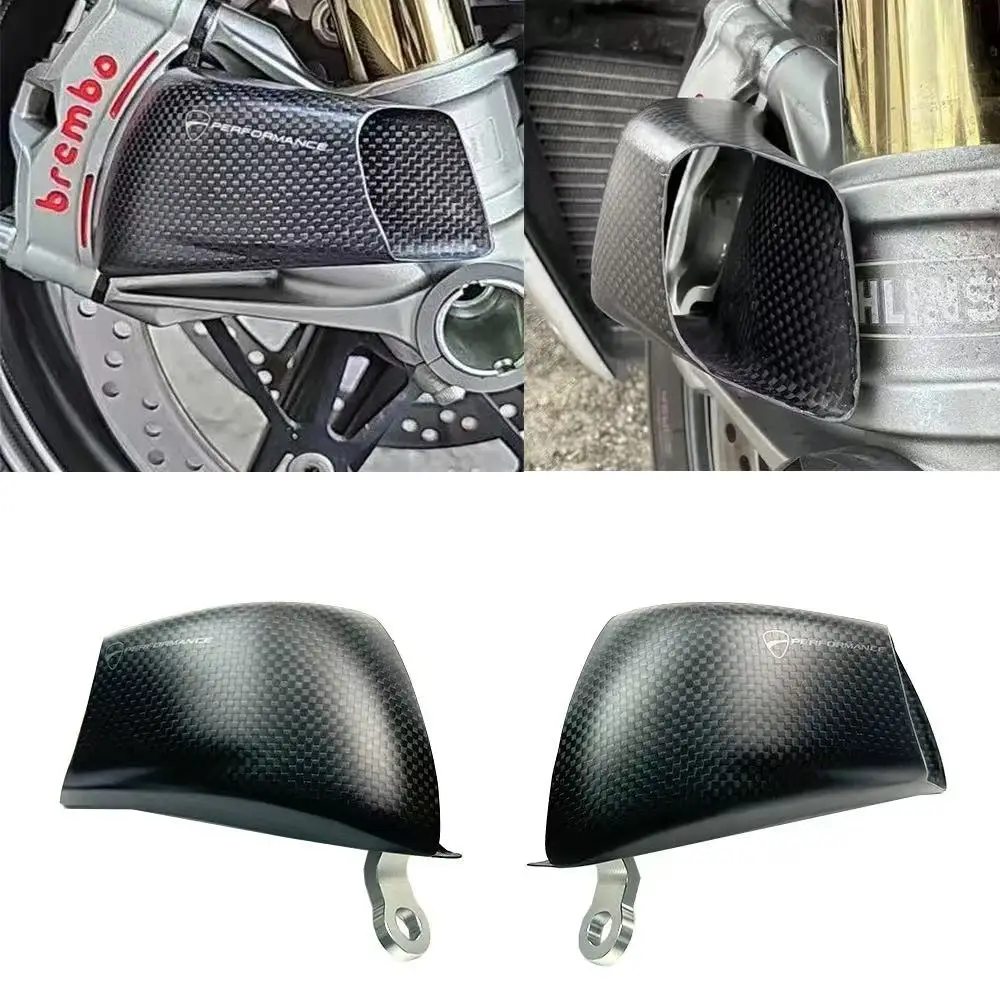 

Carbon Fiber Air Ducts Brake Caliper Radiator Cover for Ducati Panigale V2 899 959 1199 1299 Hypermotard 950/SP Multistrada V4/S