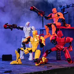 Upgraded T13 Action Figure 3D Printed Titan 13 Action Figure Multi-Articular Robot Dummy Action Figures for Game Lovers