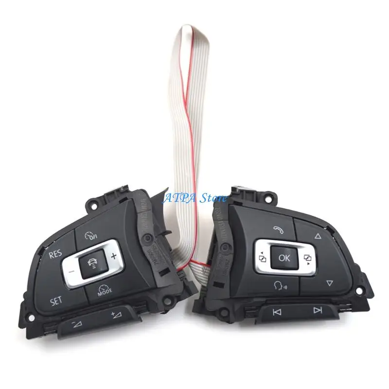 

U13C Multifunction Steering Control Switches 5G0959442H Button Switches Easy Installation