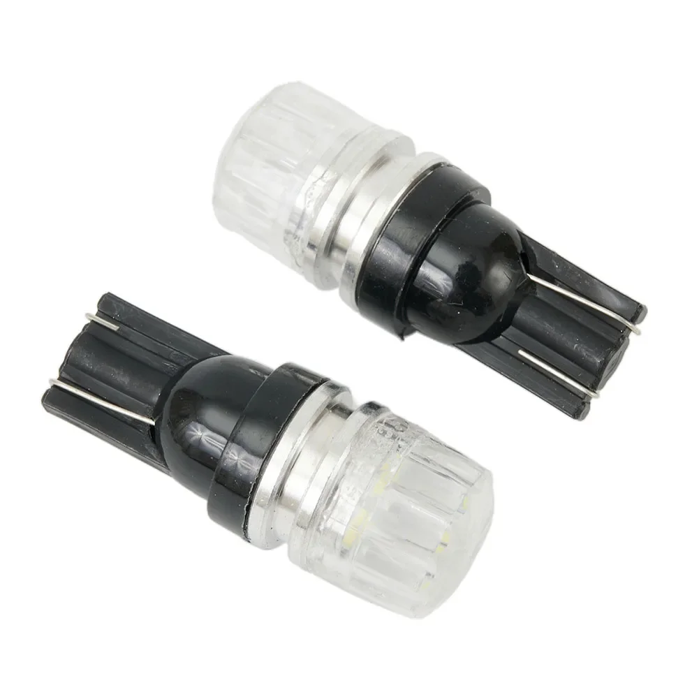 

Useful Practical LED Light Bulbs 10pcs T10 2SMD Dashboard Dome High Power Indicator LED License plate Map Parts