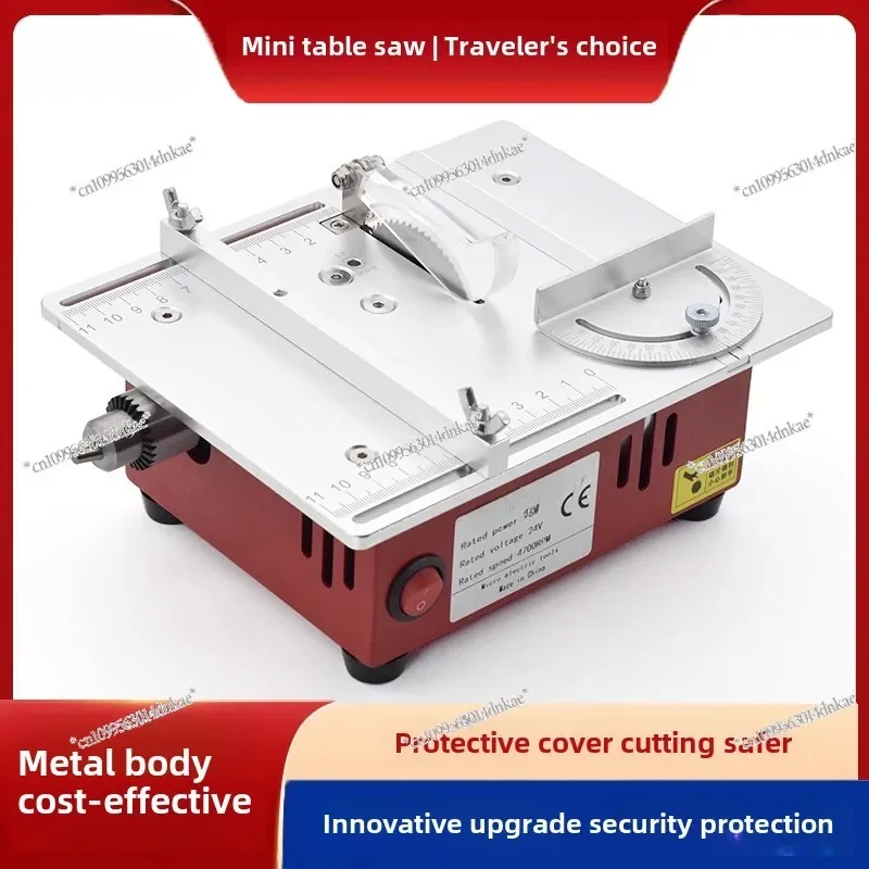 

Miniature Multifunctional Table Saw PCB Small Desktop Cutter DIY Model Woodworker Household Mini Chainsaw