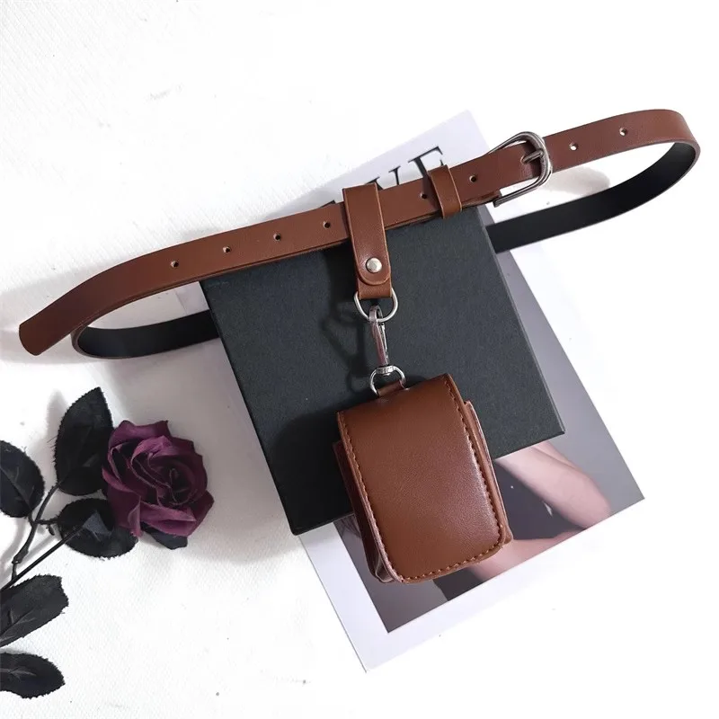 المرأة موضة بولي Leather حقيبة جلدية مشد أنثى Cummerbund معطف حزام فستان Decration حزام عريض J1496