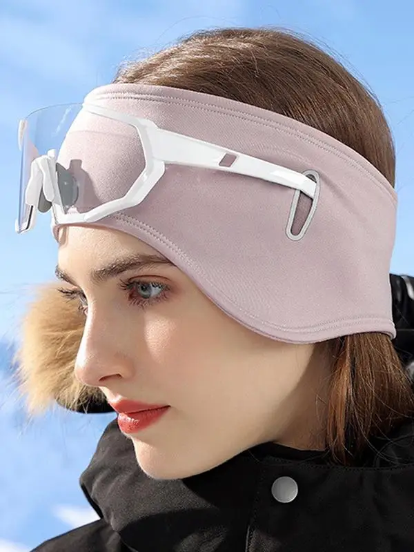 Sports Headband Ear Warmers For Women And Men Winter Spandex Ear Muffs HeadbandsWindstopper For Outdoor Adventure