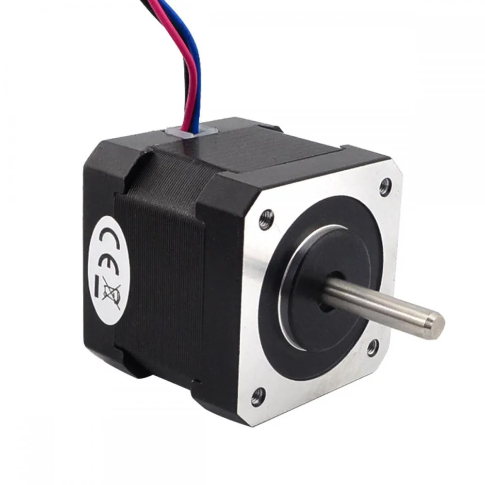 Dual Shaft 4-lead Nema 17 Stepper Motor 42 Motor 40mm 45Ncm(63.74oz.in) 2A Step Motor for CNC XYZ/3D Printer