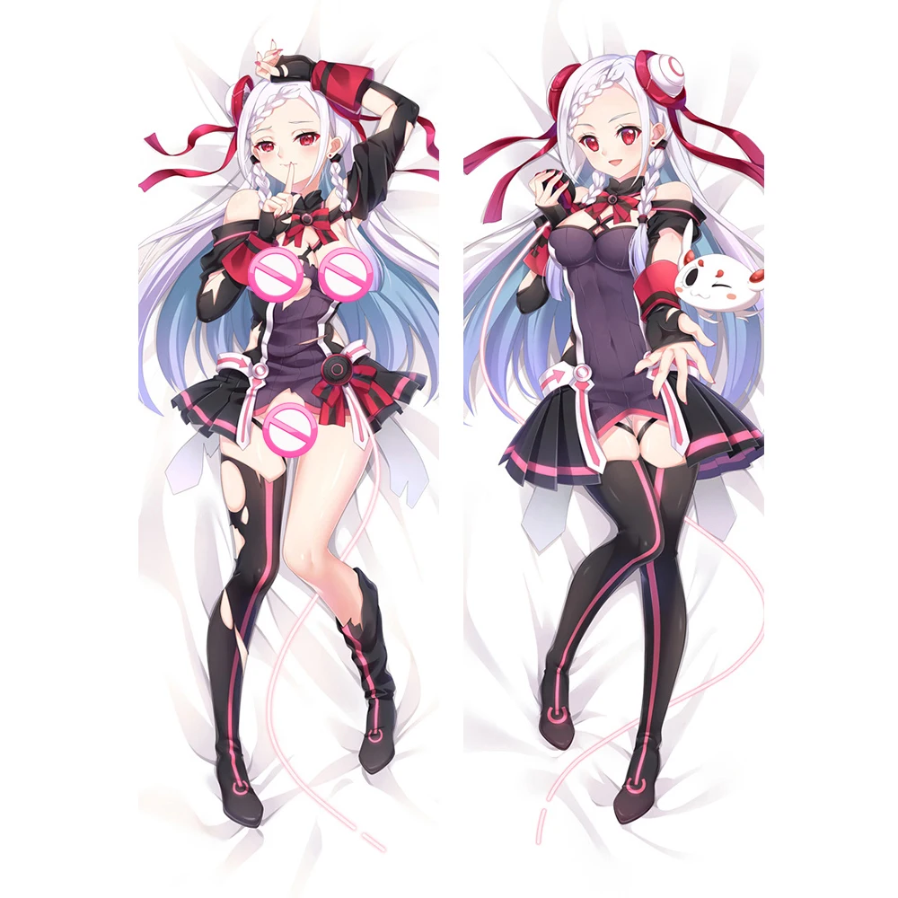 

50*180cm Anime Dakimakura Hugging Body Pillow Cover Case Sexy Girl pillowcases Peach Skin 2Way