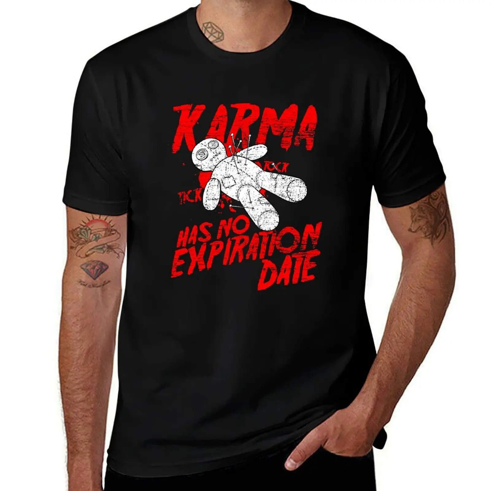 

5 Karma Usa Made No Voodoo Star S Doll t Size To 5xl In for Expiration Has man cotton For Date shirts T-Shirt T-Shirt